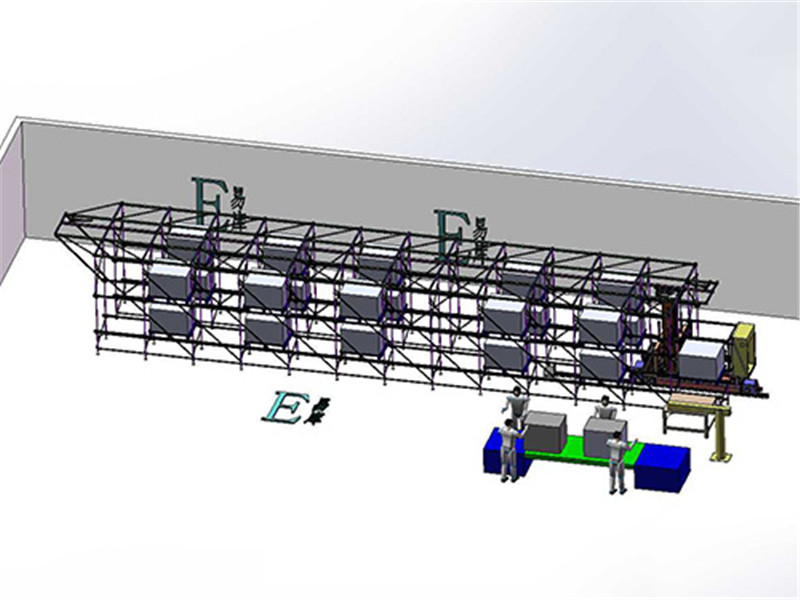 某电器开关厂生产线中转仓